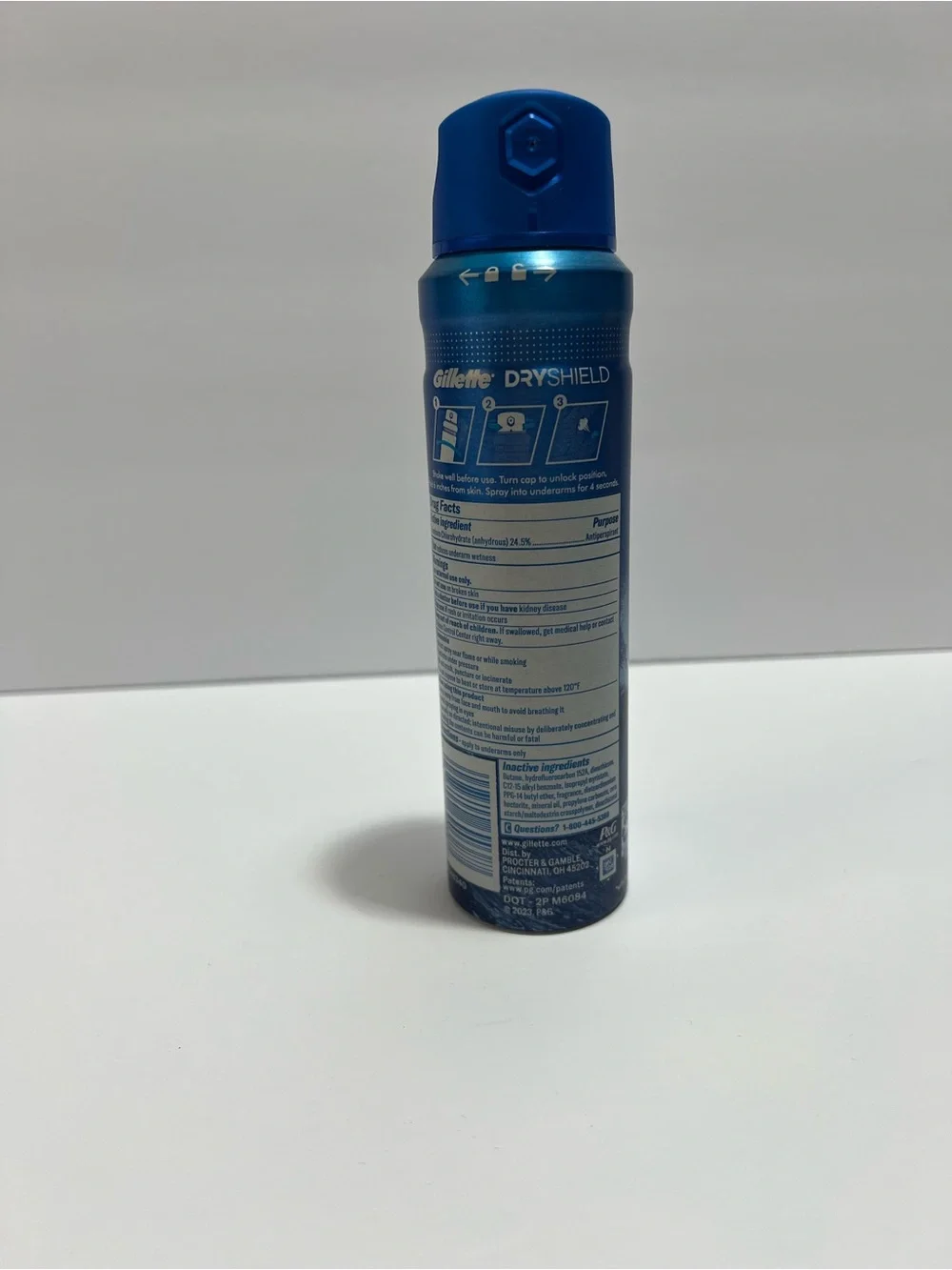 Dry Shield Cool Wave Antiperspirant Spray - Blue